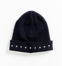 画像2: STUDS BONG BEANIE(BLACK) (2)