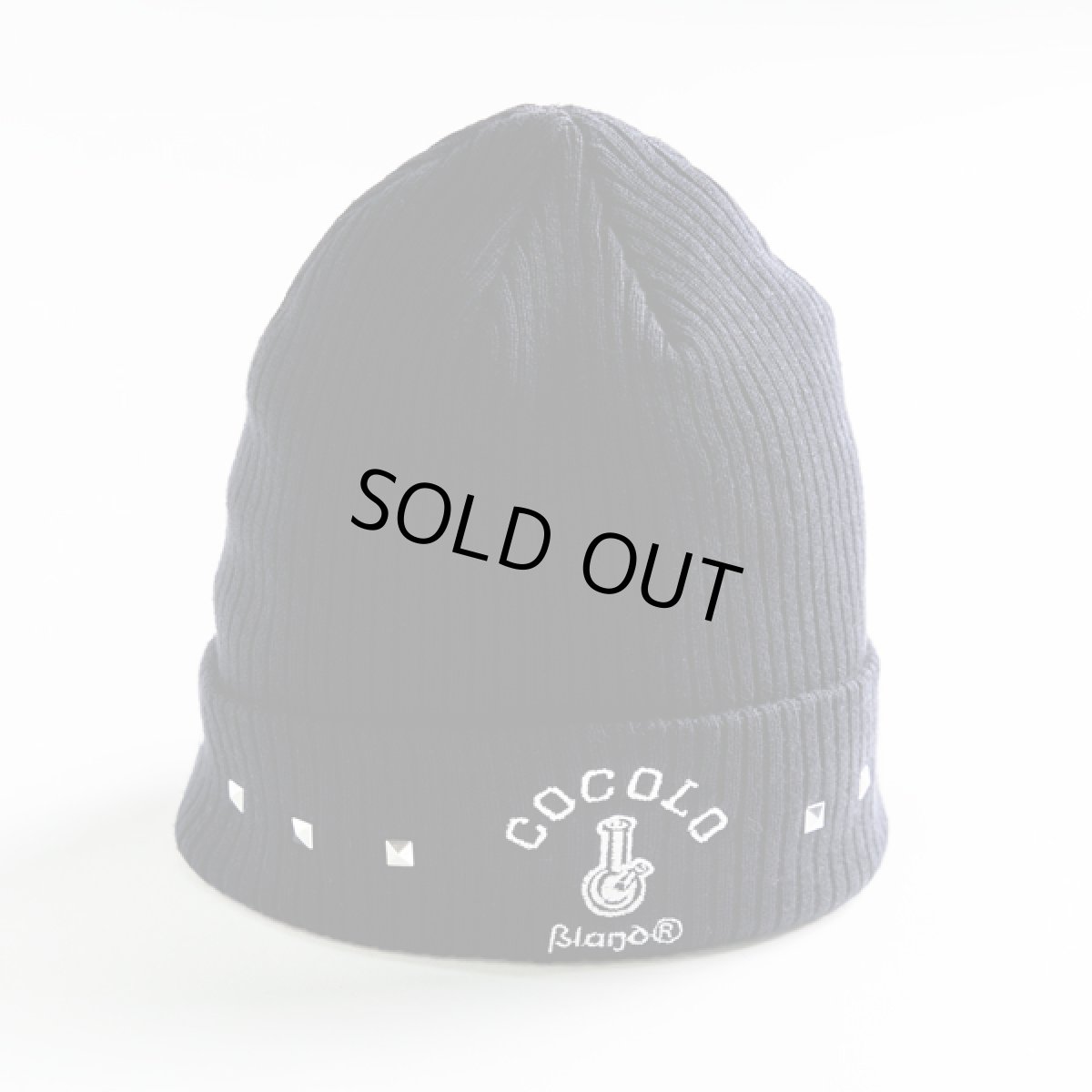 画像3: STUDS BONG BEANIE(BLACK) (3)