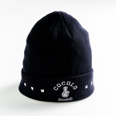 画像3: STUDS BONG BEANIE(BLACK) (3)