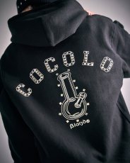 画像1: STUDS BONG HOODIE(BLACK) (1)