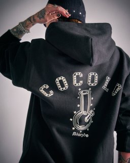 STUDS BONG HOODIE(BLACK) - COCOLOBLAND WEB STORE