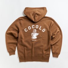 画像1: HOT COFFEE HOODIE(BROWN) (1)