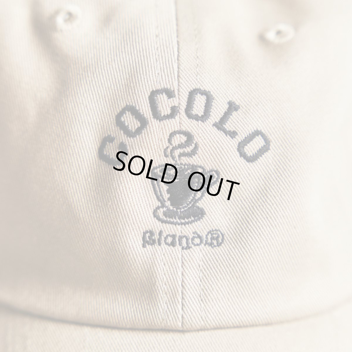 画像2: HOT COFFEE 6PANEL CAP(BEIGE) (2)