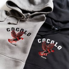画像6: EMB PIGEON HOODIE(BLACK） (6)
