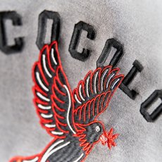 画像4: EMB PIGEON HOODIE(CEMENT） (4)