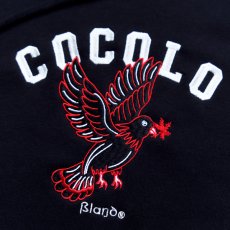 画像2: EMB PIGEON HOODIE(BLACK） (2)