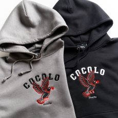 画像5: EMB PIGEON HOODIE(CEMENT） (5)