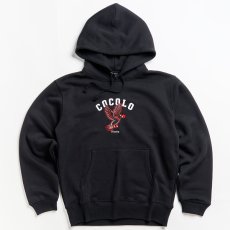 画像1: EMB PIGEON HOODIE(BLACK） (1)