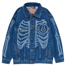 画像1: 【SALE】SKULL DENIM JACKET (1)