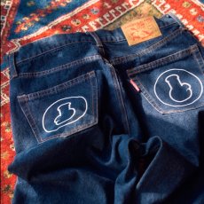 画像1: ORIGINAL BONG DENIM PANTS (1)