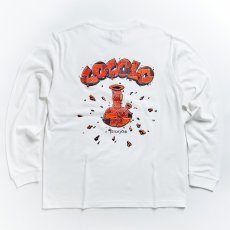 画像1: BRICK BONG L/S(WHITE) (1)