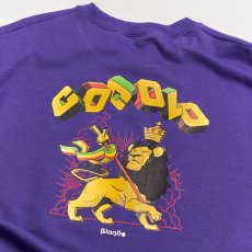 画像3: RASTA LION CREWNECK SWEAT(PURPLE) (3)