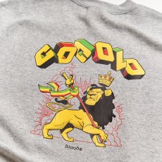 画像3: RASTA LION CREWNECK SWEAT(GRAY) (3)