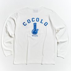 画像1: GLITTER BONG L/S(WHTE/BLUE) (1)