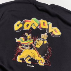 画像3: RASTA LION CREWNECK SWEAT(BLACK) (3)