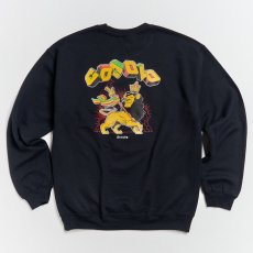 画像1: RASTA LION CREWNECK SWEAT(BLACK) (1)