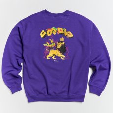 画像1: RASTA LION CREWNECK SWEAT(PURPLE) (1)