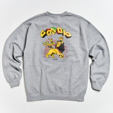 画像1: RASTA LION CREWNECK SWEAT(GRAY) (1)