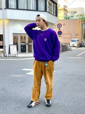 画像7: RASTA LION CREWNECK SWEAT(PURPLE) (7)
