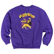 画像1: RASTA LION CREWNECK SWEAT(PURPLE) (1)