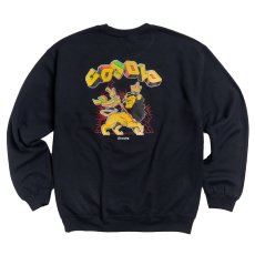 画像1: RASTA LION CREWNECK SWEAT(BLACK) (1)