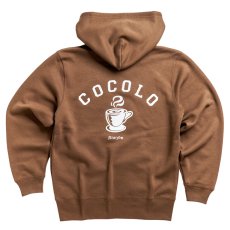 画像1: HOT COFFEE HOODIE(BROWN) (1)