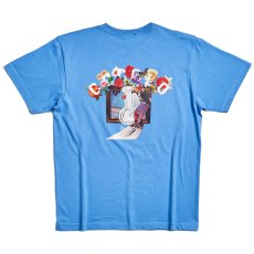 画像1: FLOWER COLLAGE S/S(SAXE BLUE) (1)