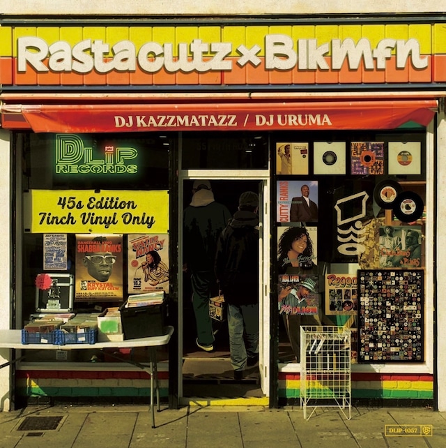 画像1: RASTA CUTZ × BLK MFN 45s Edition 7inch Vinyl Only DJ KAZZMATAZZ / DJ URUMA (1)