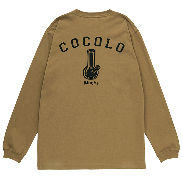 BACK BONG L/S TEE (CAMEL) COCOLOBLAND WEB STORE