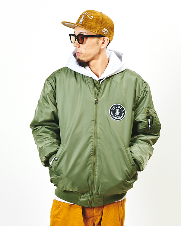 ORIGINAL BONG WAPPEN MA-1 (OLIVE) - COCOLOBLAND WEB STORE