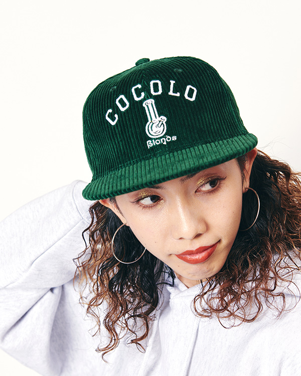 ORIGINAL BONG SNAPBACK CAP ( CORD GREEN )