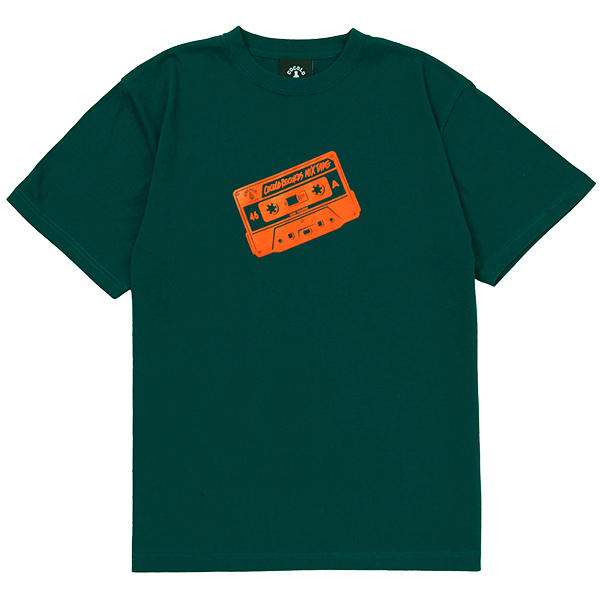 CASSETTE TAPE S/S TEE (GREEN) - COCOLOBLAND WEB STORE