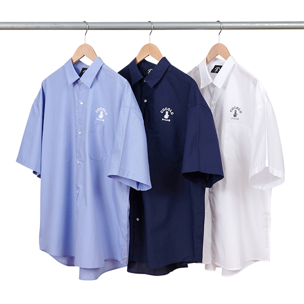 BONG LOOSE FIT S/S SHIRTS (WHITE) - COCOLOBLAND WEB STORE