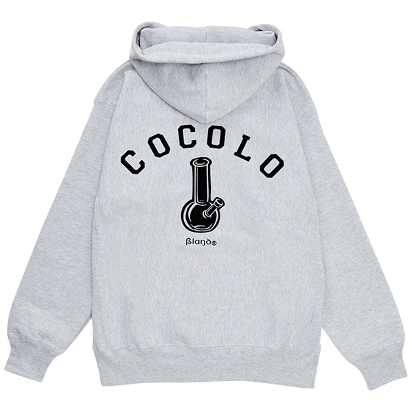 BACK BONG HEAVY ZIP PARKA (ASH) - COCOLOBLAND WEB STORE