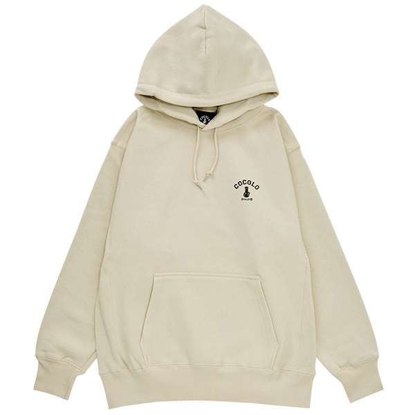 BACK BONG HEAVY HOODIE (SAND BEIGE) - COCOLOBLAND WEB STORE