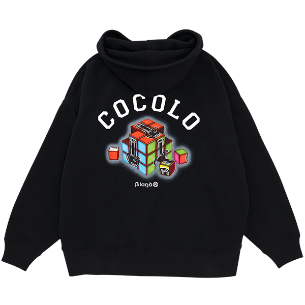 2022春夏新作】 COCOLO BRAND RED/WHITE ココロブランド パーカー