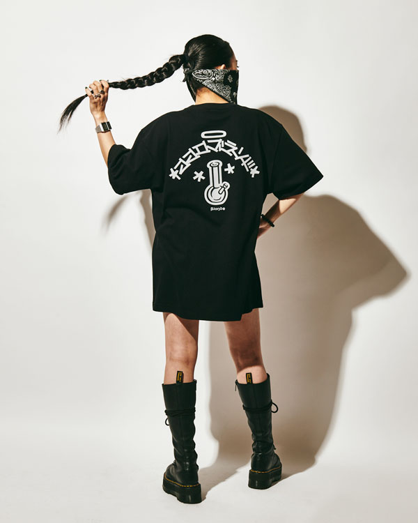 TAGGING BONG S/S(BLACK） - COCOLOBLAND WEB STORE