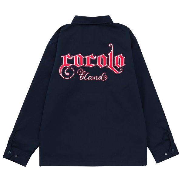90's LOGO COACH JKT (NAVY) - COCOLOBLAND WEB STORE