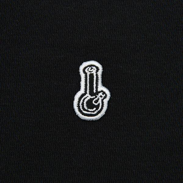 画像5: NAME LOGO BOX ZIP HOODIE(BLACK) (5)